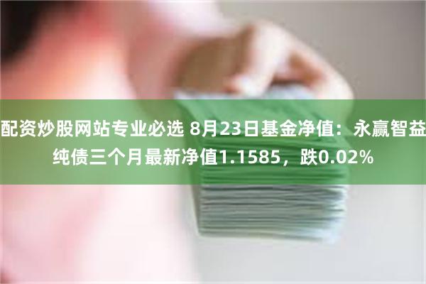 配资炒股网站专业必选 8月23日基金净值：永赢智益纯债三个月