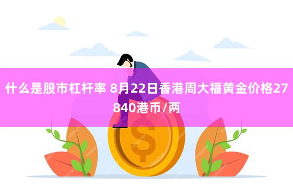 什么是股市杠杆率 8月22日香港周大福黄金价格27840港币