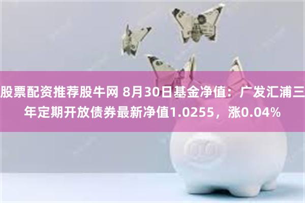 股票配资推荐股牛网 8月30日基金净值：广发汇浦三年定期开放