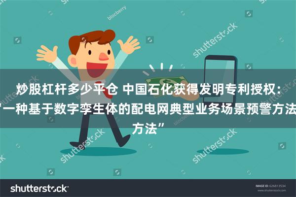 炒股杠杆多少平仓 中国石化获得发明专利授权：“一种基于数字孪