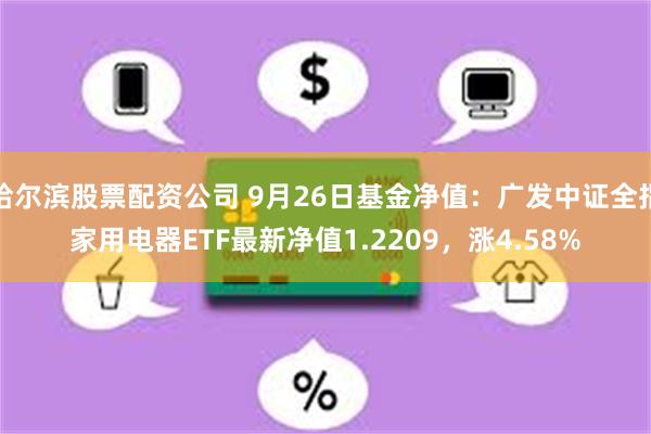 哈尔滨股票配资公司 9月26日基金净值：广发中证全指家用电器