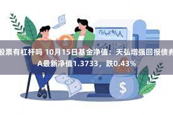 股票有杠杆吗 10月15日基金净值：天弘增强回报债券A最新净