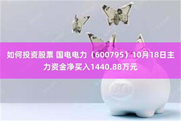 如何投资股票 国电电力（600795）10月18日主力资金净